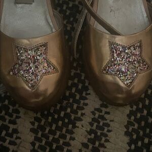 Stella McCartney Kids Gold Star Dress Shoes